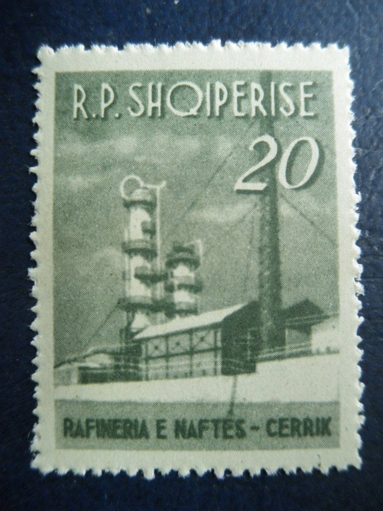 Postzegels Albanië 1963 nr. 785 olieraffinaderij cw 4,00 (*), Ophalen of Verzenden, Overige landen