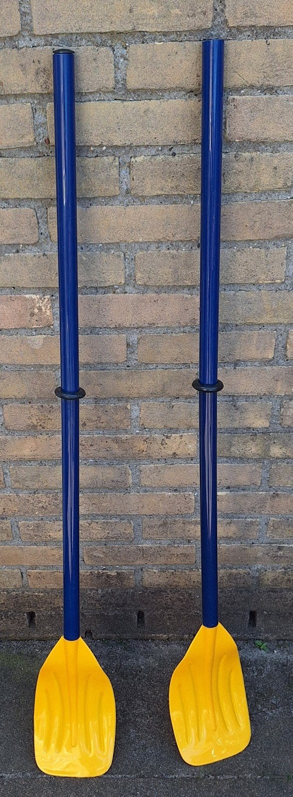 Setje peddels kunststof voor kleine/kinder rubber boot, Ophalen of Verzenden, Zo goed als nieuw, Enkelbladige peddel