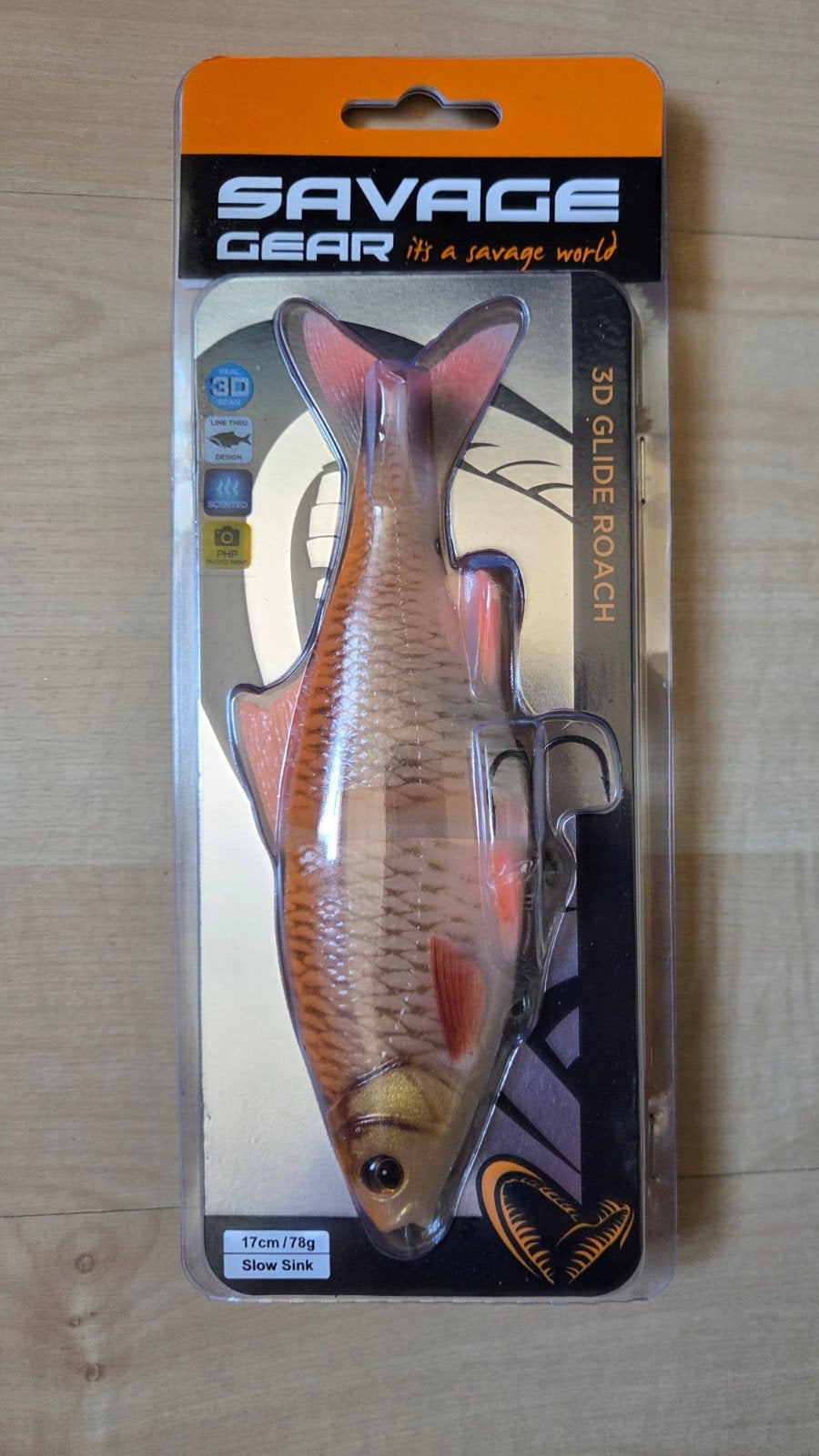 Savage Gear 3D Glide Roach, Watersport en Boten, Hengelsport | Roofvissen, Ophalen of Verzenden, Nieuw, Overige typen