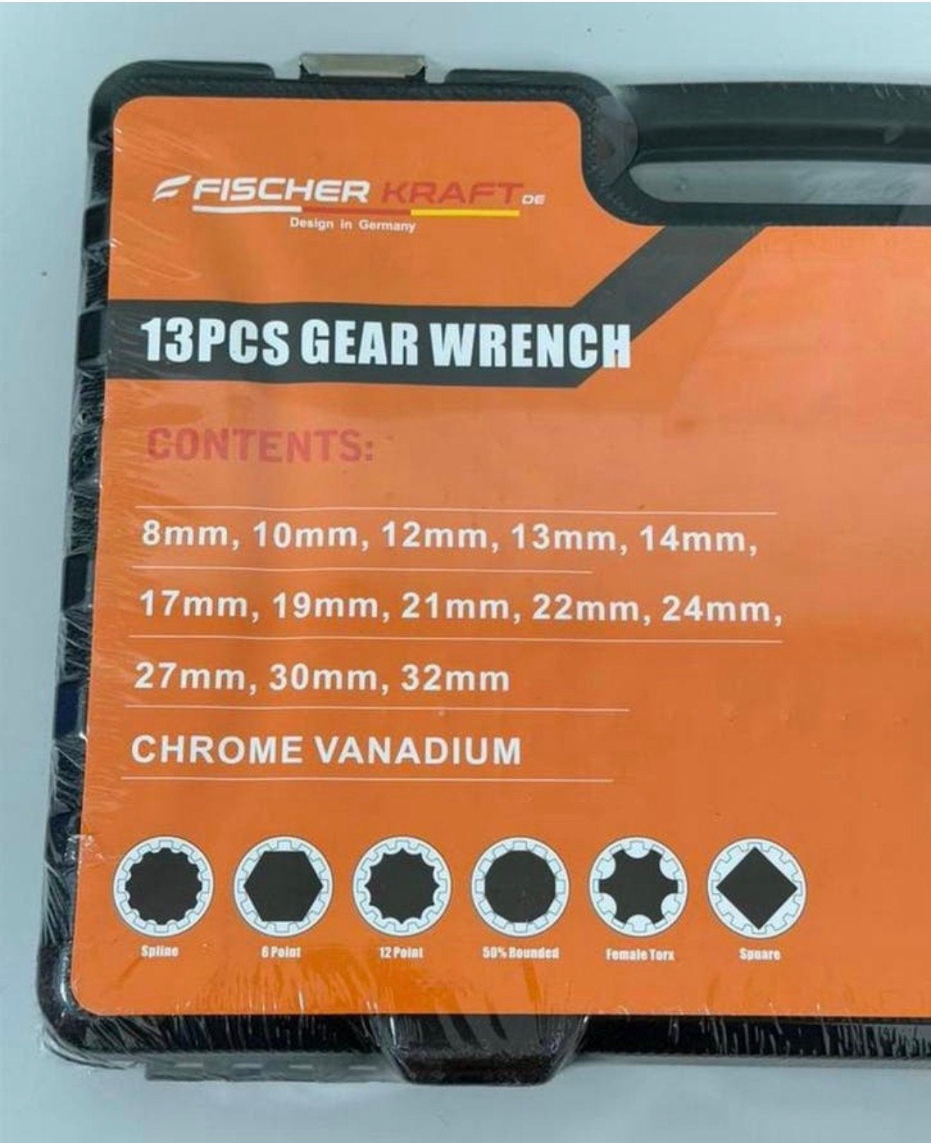 Fischer 13-delige Ringratel ringratels Steeksleutelset Nieuw, Nieuw, Ophalen of Verzenden, Sleutel/ratel, H