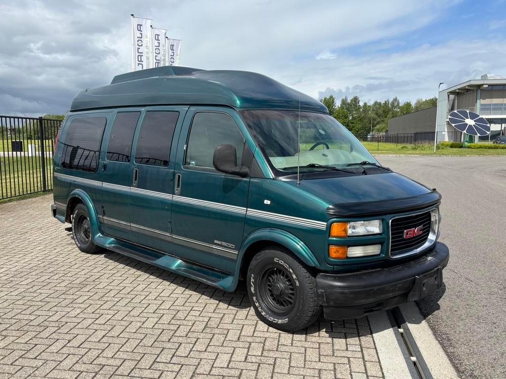 GMC chevy Savana 1500 Camper 1999 Airco LPG, Caravans en Kamperen, Campers, Buscamper of Camperbus, Airbags, Particulier, Benzine