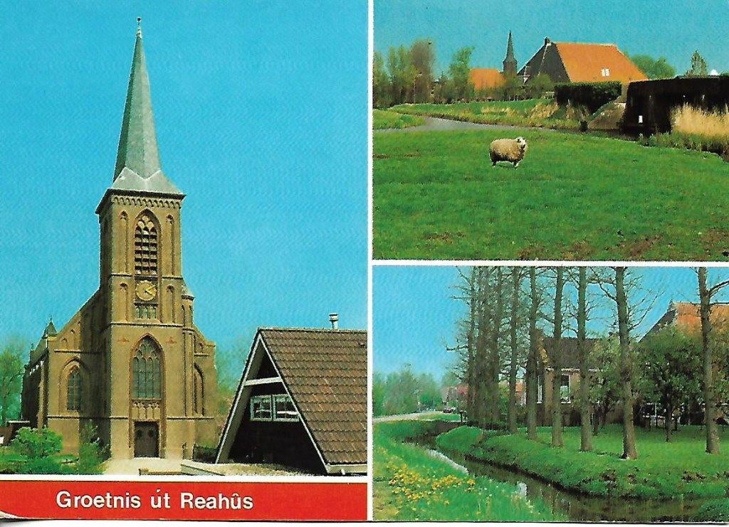 Reahûs- -3-luik., Verzenden, 1980 tot heden, Gelopen, Friesland
