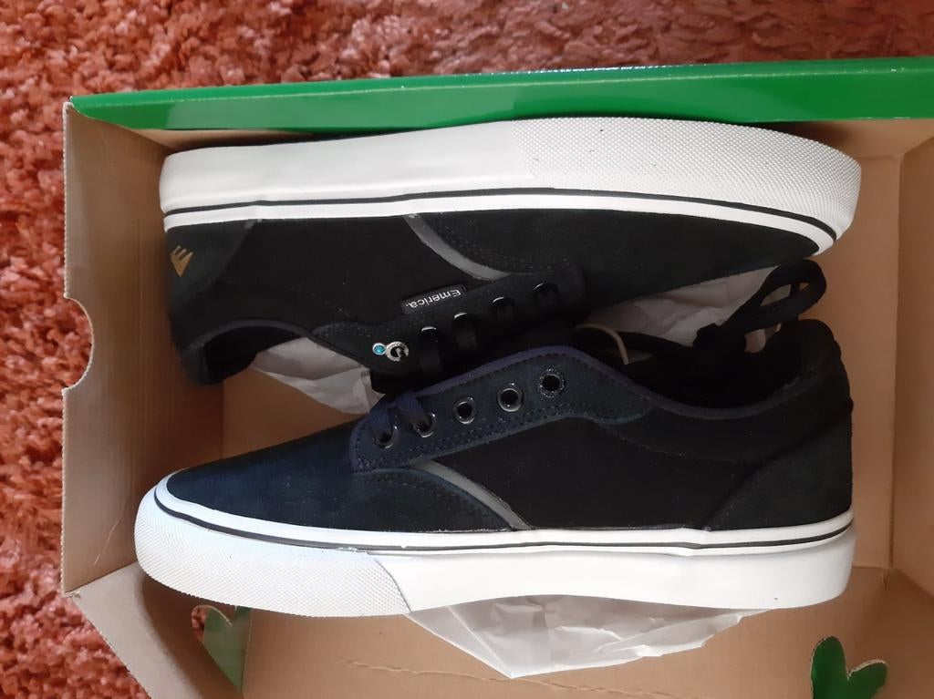 Emerica Dickson Skate Schoenen - Zwart/Wit/Goud - Maat 39, Emerica, Zwart, Onbekend, Nieuw