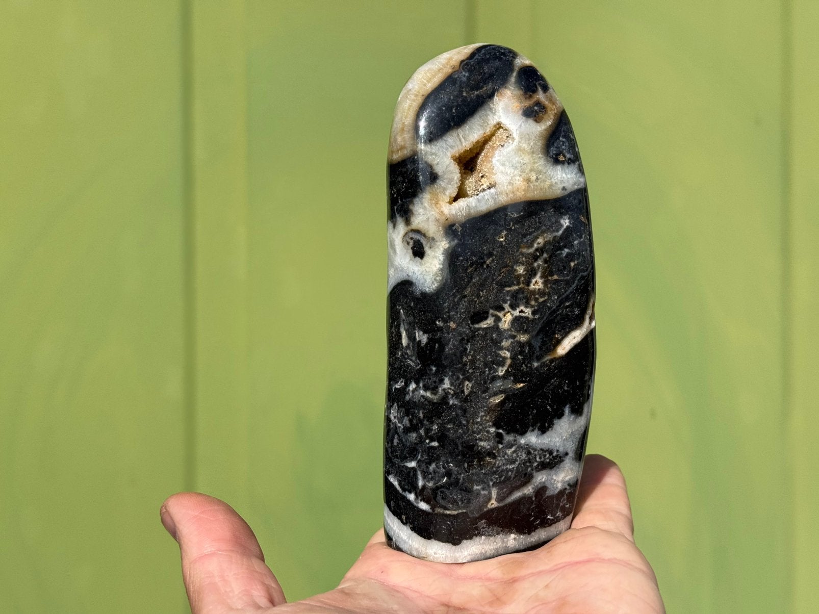 Zebra kwarts sculptuur, Ophalen of Verzenden, Mineraal