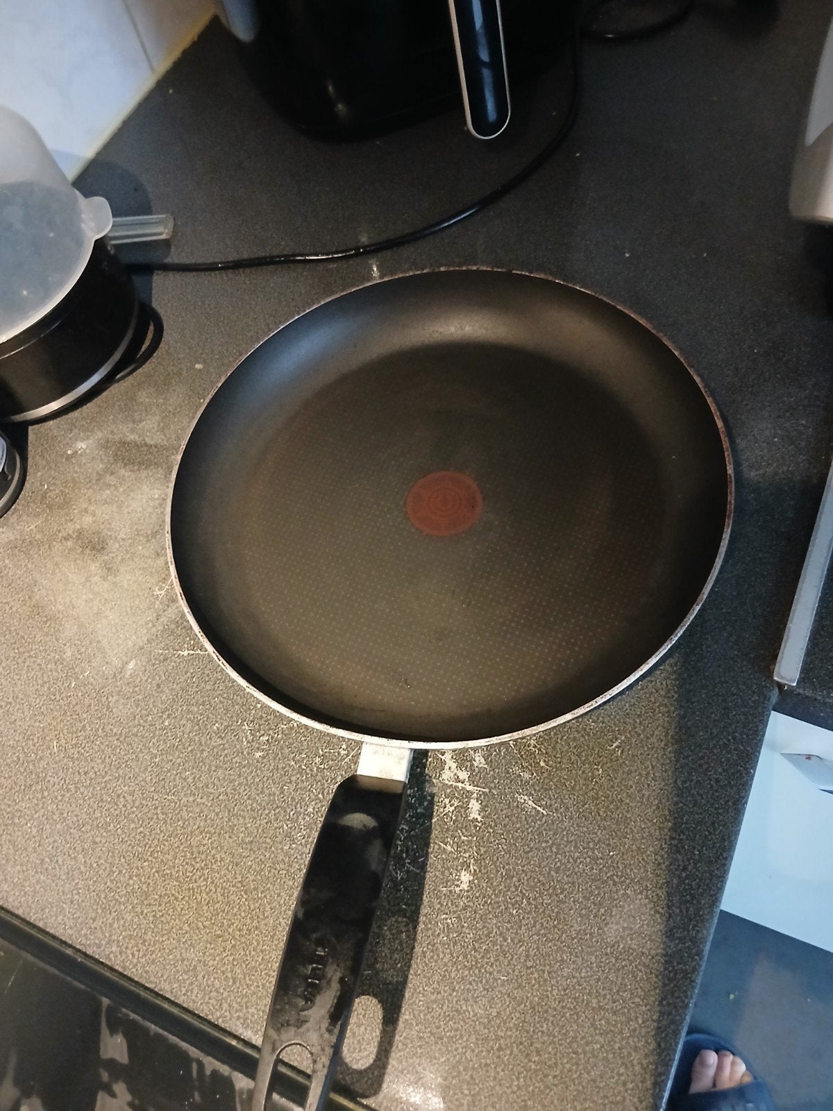 Tefal koekenpan 28 cm, Ophalen of Verzenden, Gebruikt, Aluminium