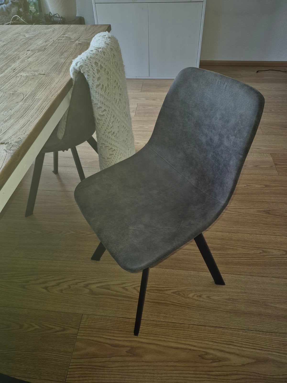 bijna gratis stoelen kwantum, Ophalen, Gebruikt, Grijs, Drie