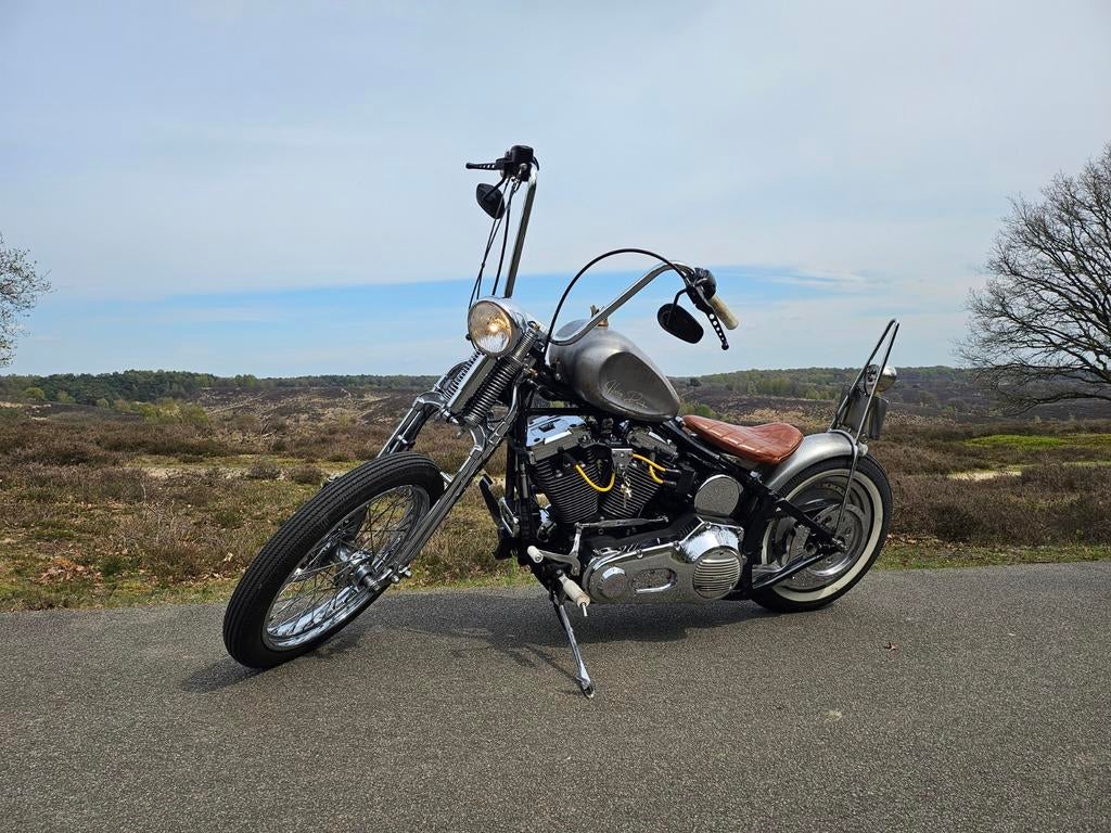 Mooie bobber harley davidson., Motoren, 2 cilinders, Chopper, 1350 cc, Particulier