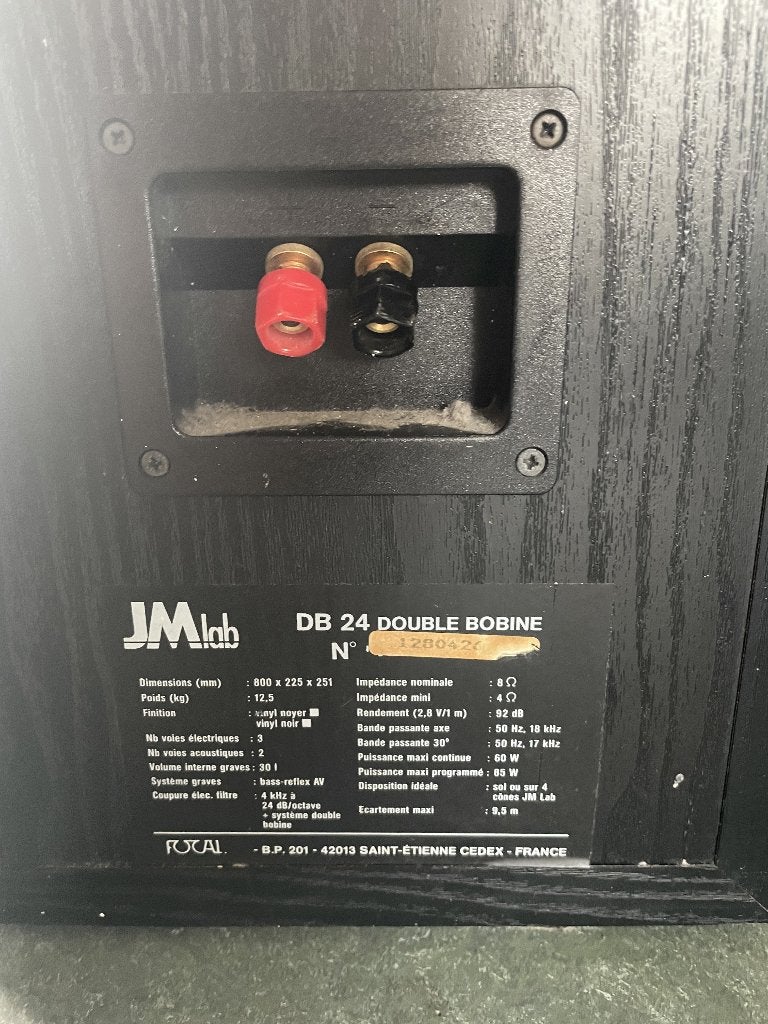 JMLab Daline 3.1 Vloerstaande Luidsprekers-  technisch 100%, Gebruikt, 120 watt of meer, Front, Rear of Stereo speakers, Ophalen