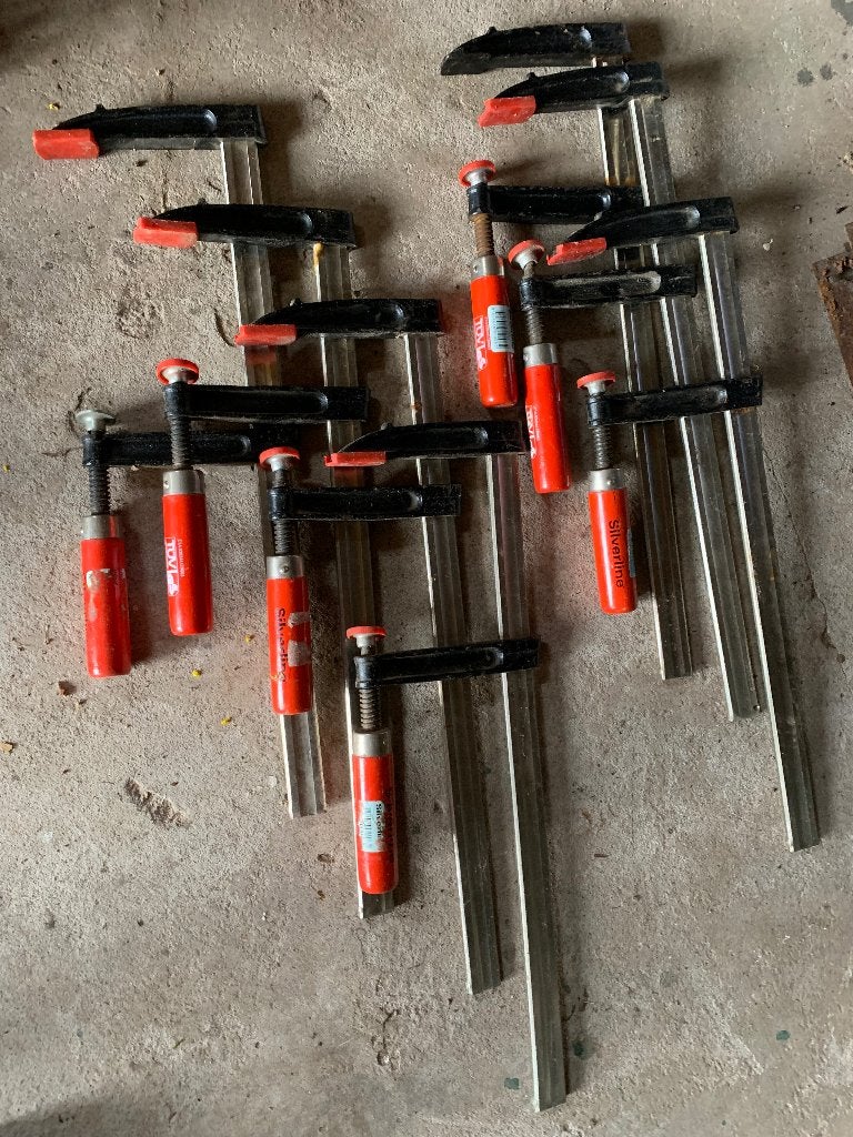 lijmklemmen en metalen koker-profielen, Ophalen of Verzenden, Gebruikt, Klem, Overige merken