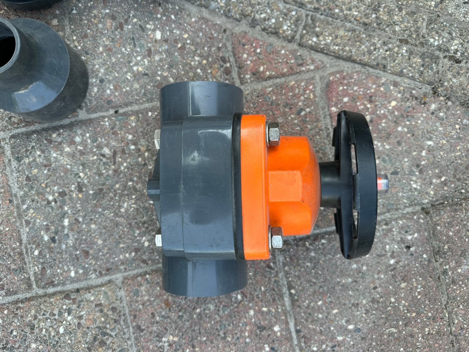 Diverse PVC spullen inclusief 3 afsluiters - 1 koop, Gebruikt, Pvc, Overige typen, Ophalen of Verzenden