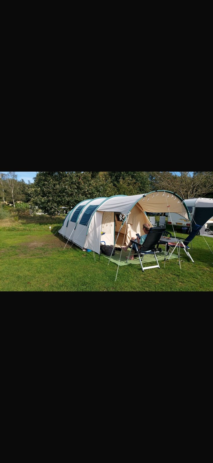 Obelink tunnel tent, Ophalen of Verzenden, Zo goed als nieuw