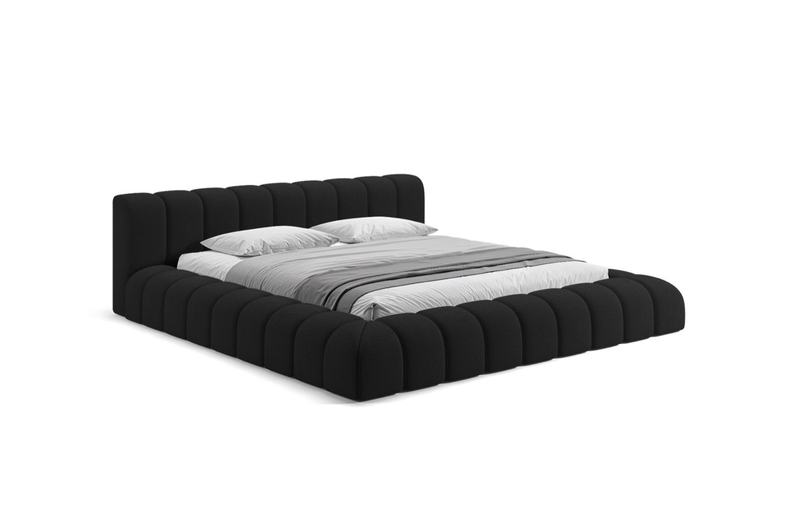 Nieuw Splinter Ledikant 180x200 Zwart met Lattenbodem, Ophalen, Zwart, 180 cm, 200 cm