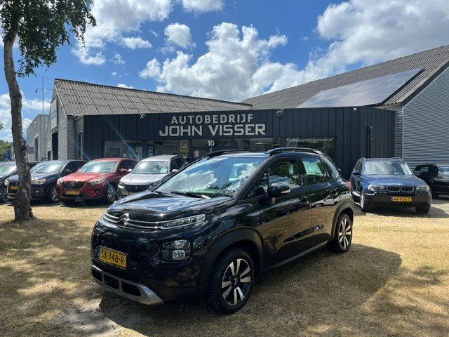 Citroen C3 Aircross 1.2 PureTech S&S Feel *automaat*5-deurs*, Automatische klimaatregeling, Gebruikt, Zwart, Origineel Nederlands