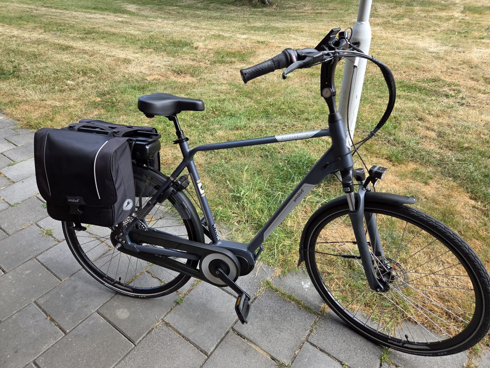 Amslod Hilston LRX - 600 grijs elektrische fiets, Ophalen, Zo goed als nieuw, Overige merken