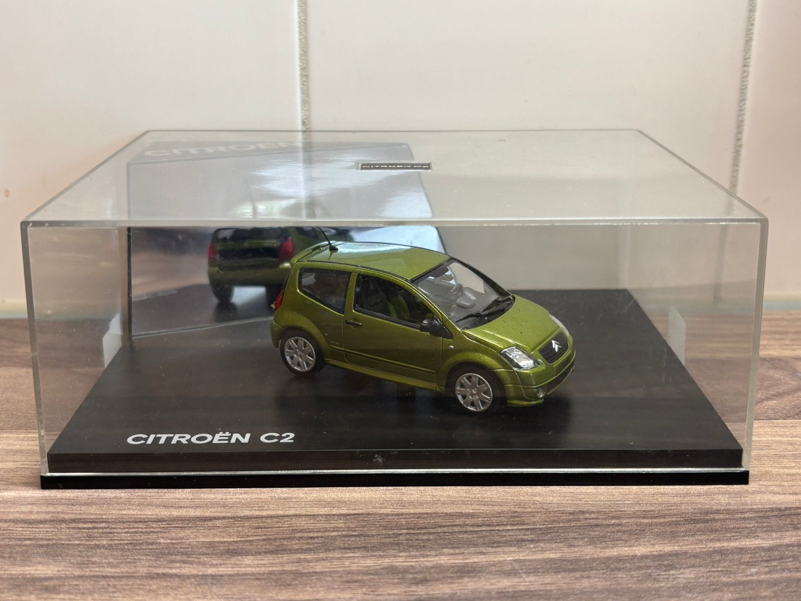 Citroën C2 VTR Groen Metallic Norev 1:43, Ophalen of Verzenden, Zo goed als nieuw, Auto, Norev