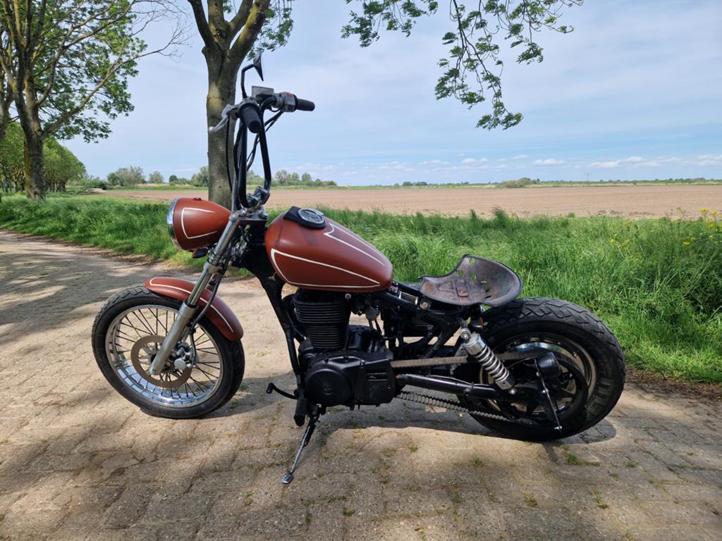 Suzuki ls 650 savage custom build, Occasion, Chopper, Particulier, Minimaal motorrijbewijs A2