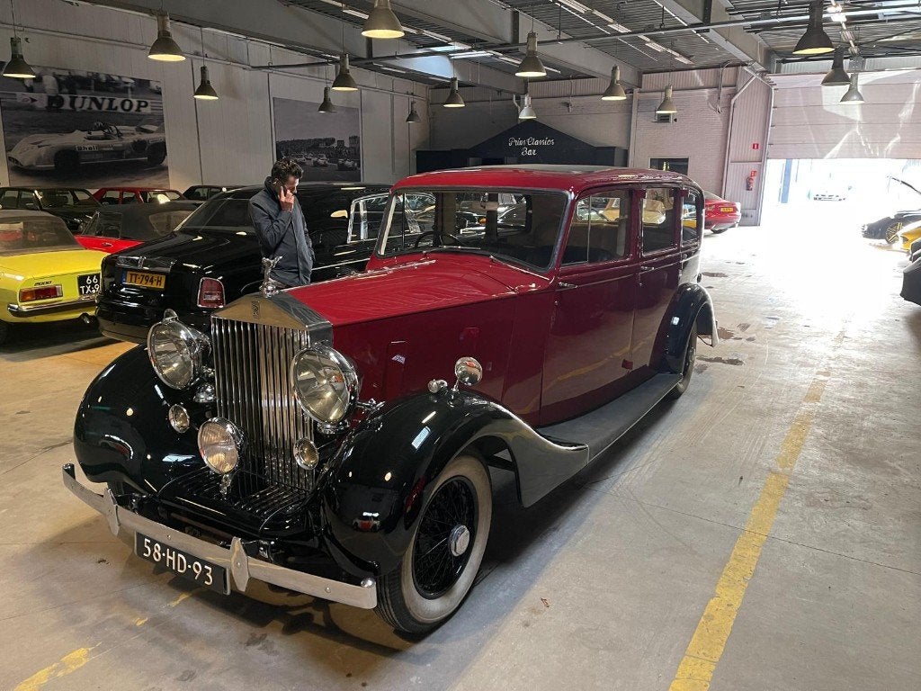 Rolls-Royce 1939 Rood -oldtimer, foto 3