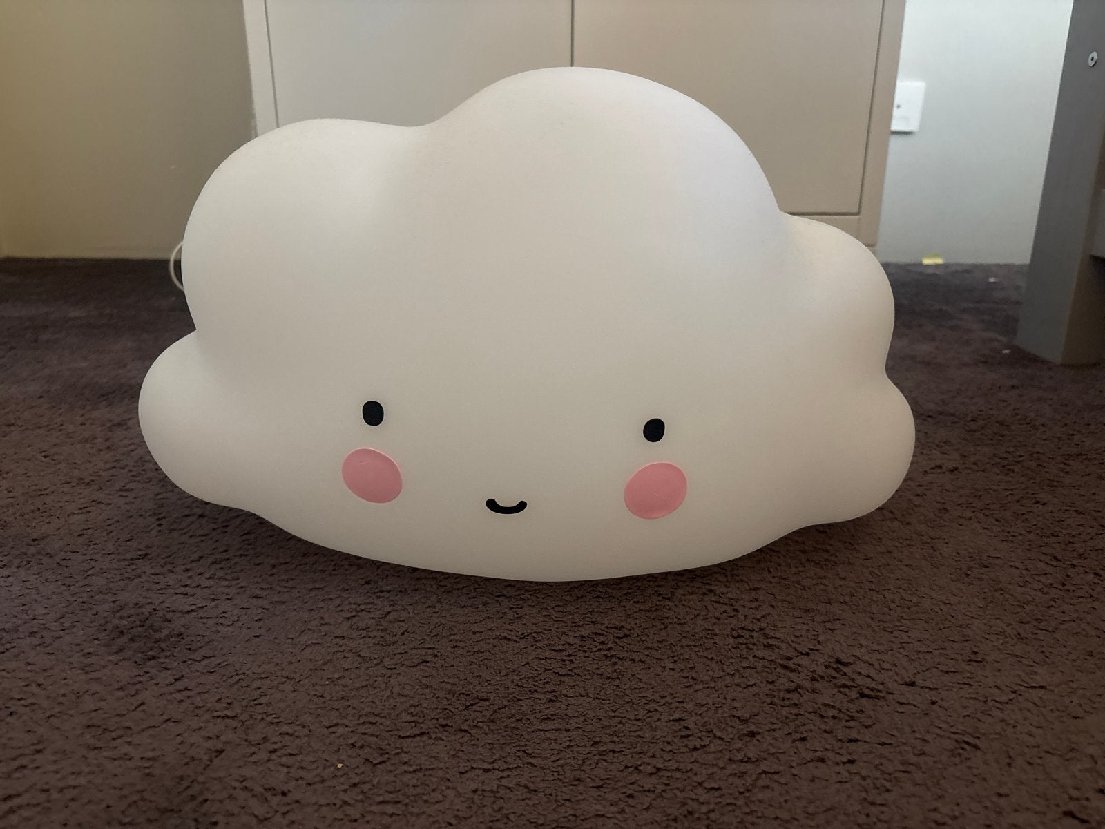 Little Lovely Company wolkenlamp - werkt op batterijen/kabel, Ophalen, Overige merken, Zo goed als nieuw, Wit