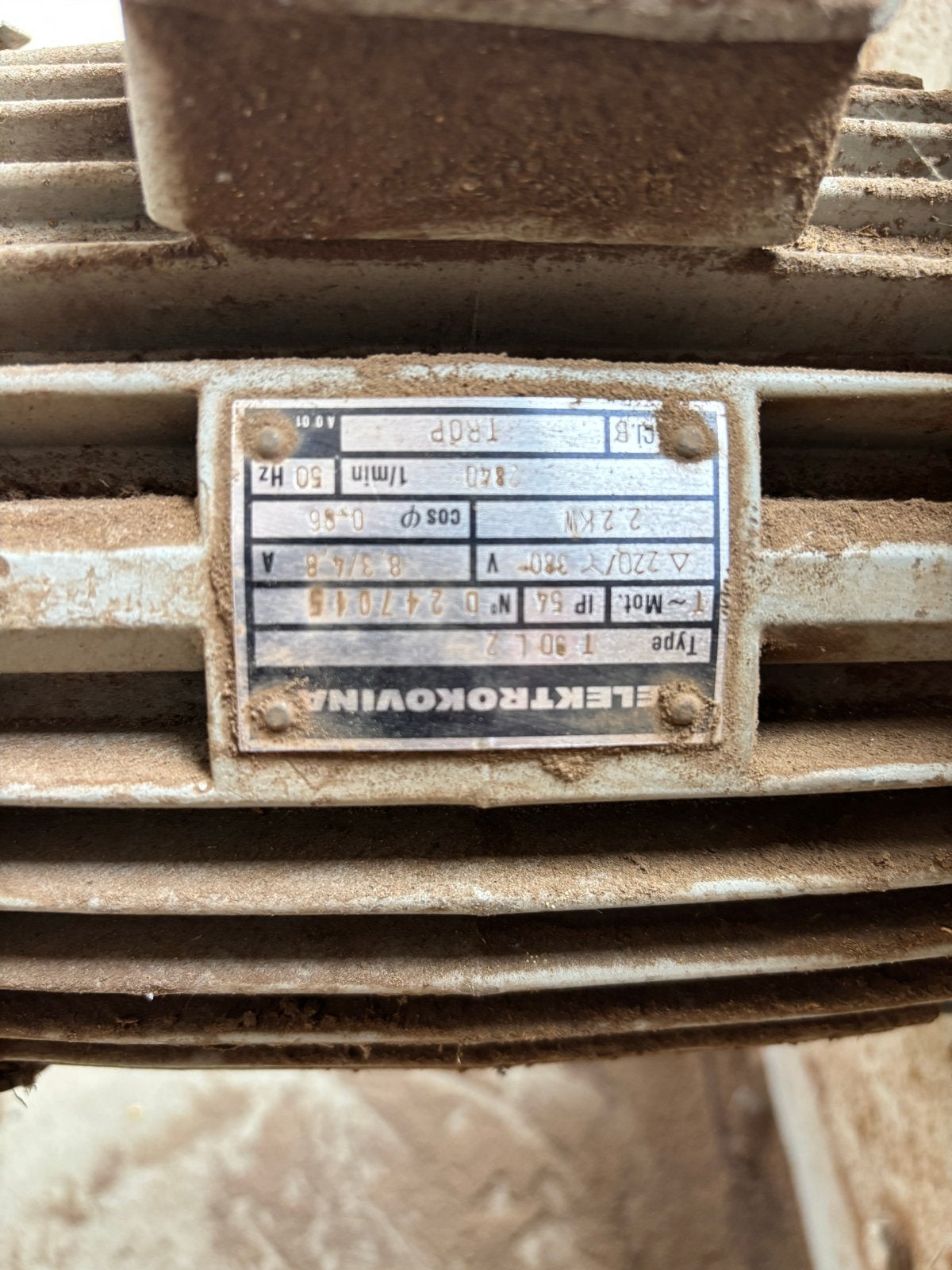 Industriële stofafzuiger met 2.2kW motor, Ophalen, Gebruikt