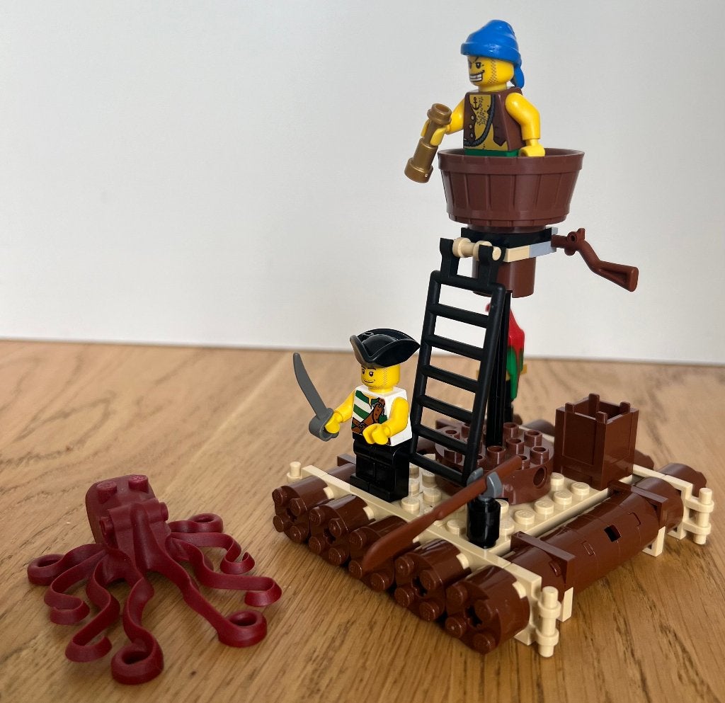Lego 6240 Kraken Attackin' / Aanval van de Kraken, Lego, Complete set, Pirates, Ophalen of Verzenden