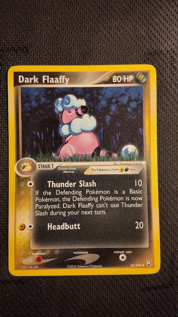 Dark Flaaffy 33 Team Rocket Returns | Pokemon kaart, Ophalen, Losse kaart