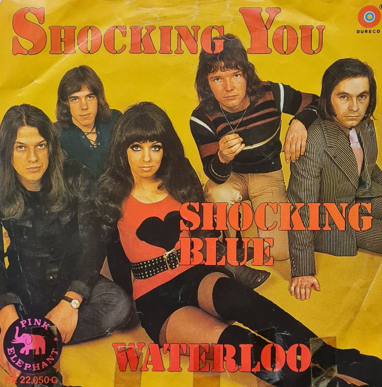 SHOCKING BLUE - SHOCKING YOU (HOES BESCHADIGD ), Ophalen of Verzenden, Gebruikt, Pop
