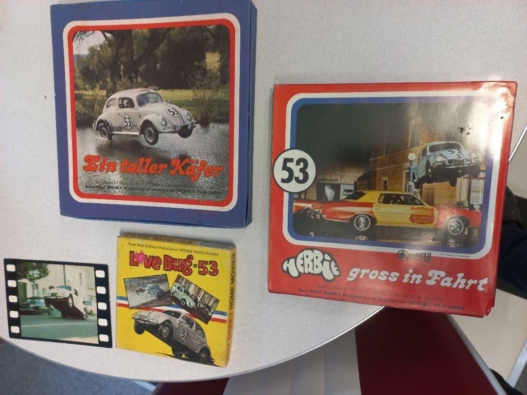 Vw kever,8 mm film Herbie, jaren 60, Ophalen of Verzenden, 8mm film