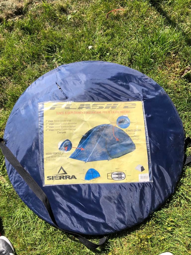 Sierra Flash 2 Pop-up Tent - Snel Opzetbaar Kampeertent, Ophalen of Verzenden, Gebruikt, Tot en met 2