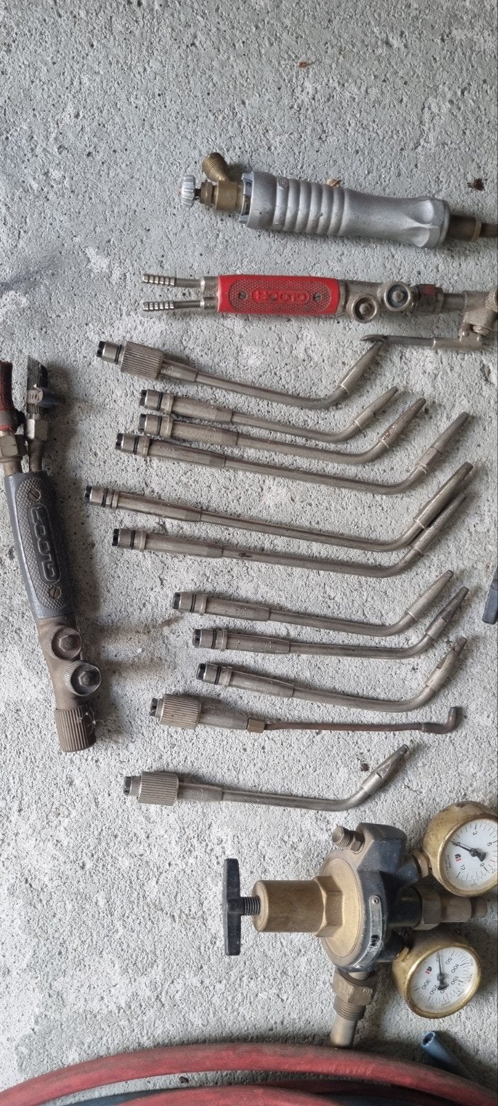 autogeen gas brander set met slang, Doe-het-zelf en Verbouw, Gereedschap | Lasapparaten, Ophalen of Verzenden, 250 ampère of meer