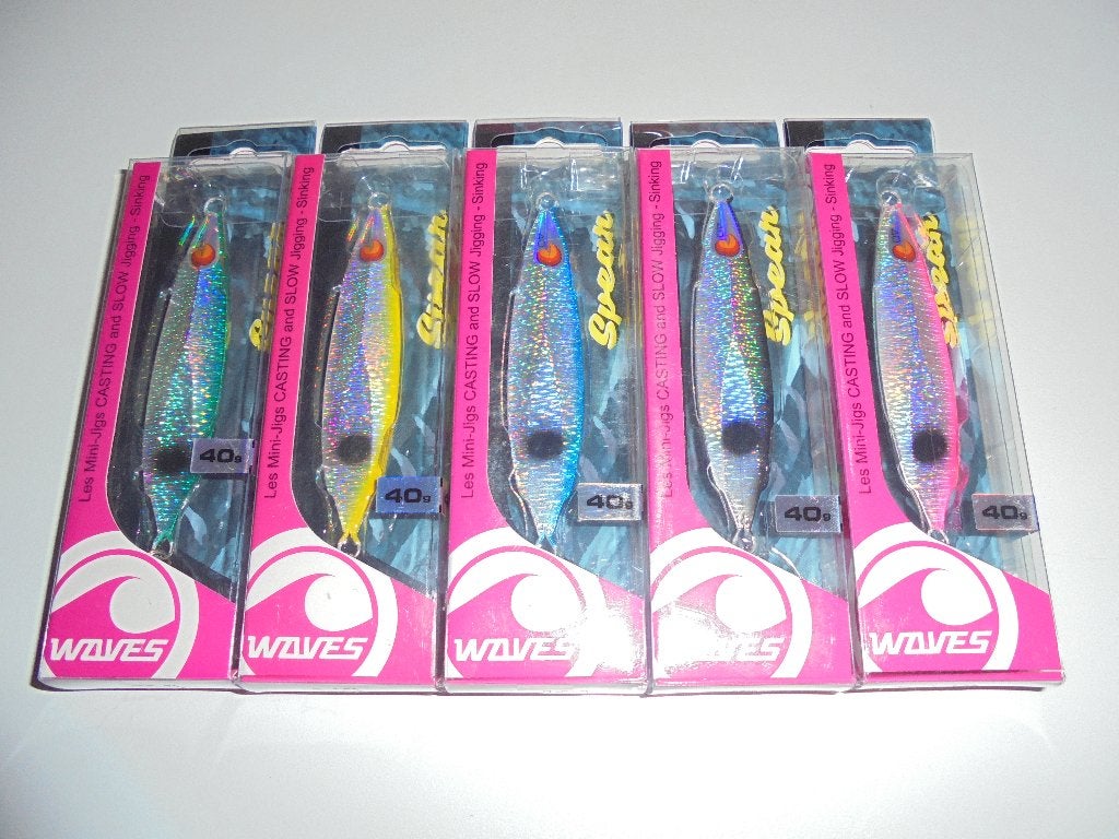 Waves Spear Casting Jig en Slow Pitch Jig, 40g, 30g, 20g., Ophalen of Verzenden, Nieuw, Overige typen