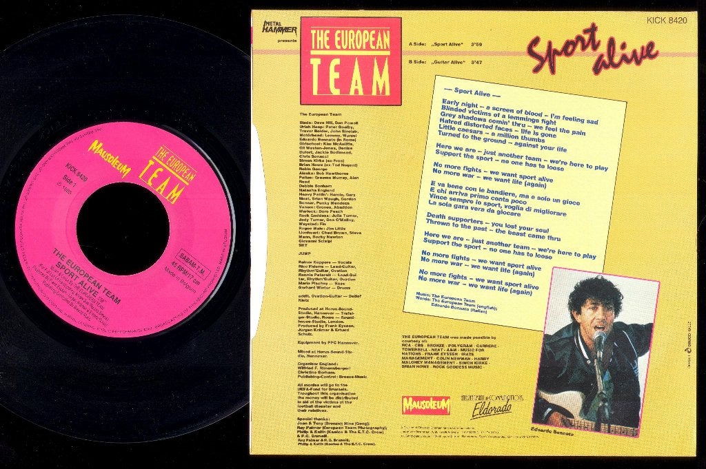 VINYL SINGLE Uriah Heep Girlschool Pallas Motorhead Slade, 7 inch, Nieuw in verpakking, Rock en Metal, Fotohoes
