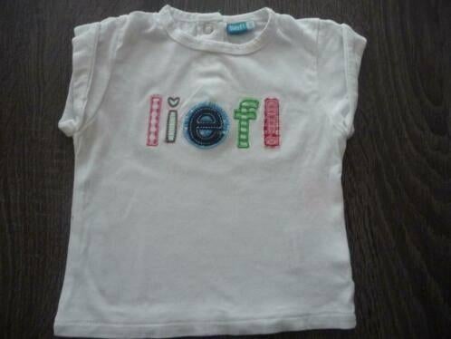 T-shirtje van LIEF, maat 62 (qwe), Kinderen en Baby's, Babykleding | Maat 62, Meisje, Lief!, Ophalen of Verzenden, Zo goed als nieuw