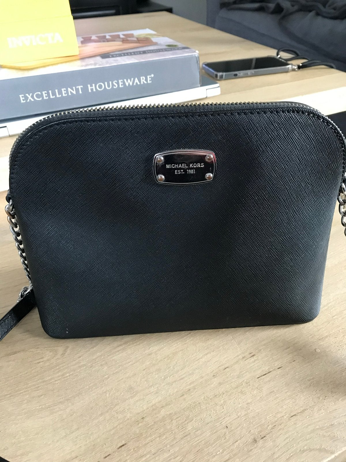 Originele Michael Kors crossbody tas zwart, Ophalen, Zo goed als nieuw, Zwart, Schoudertasje
