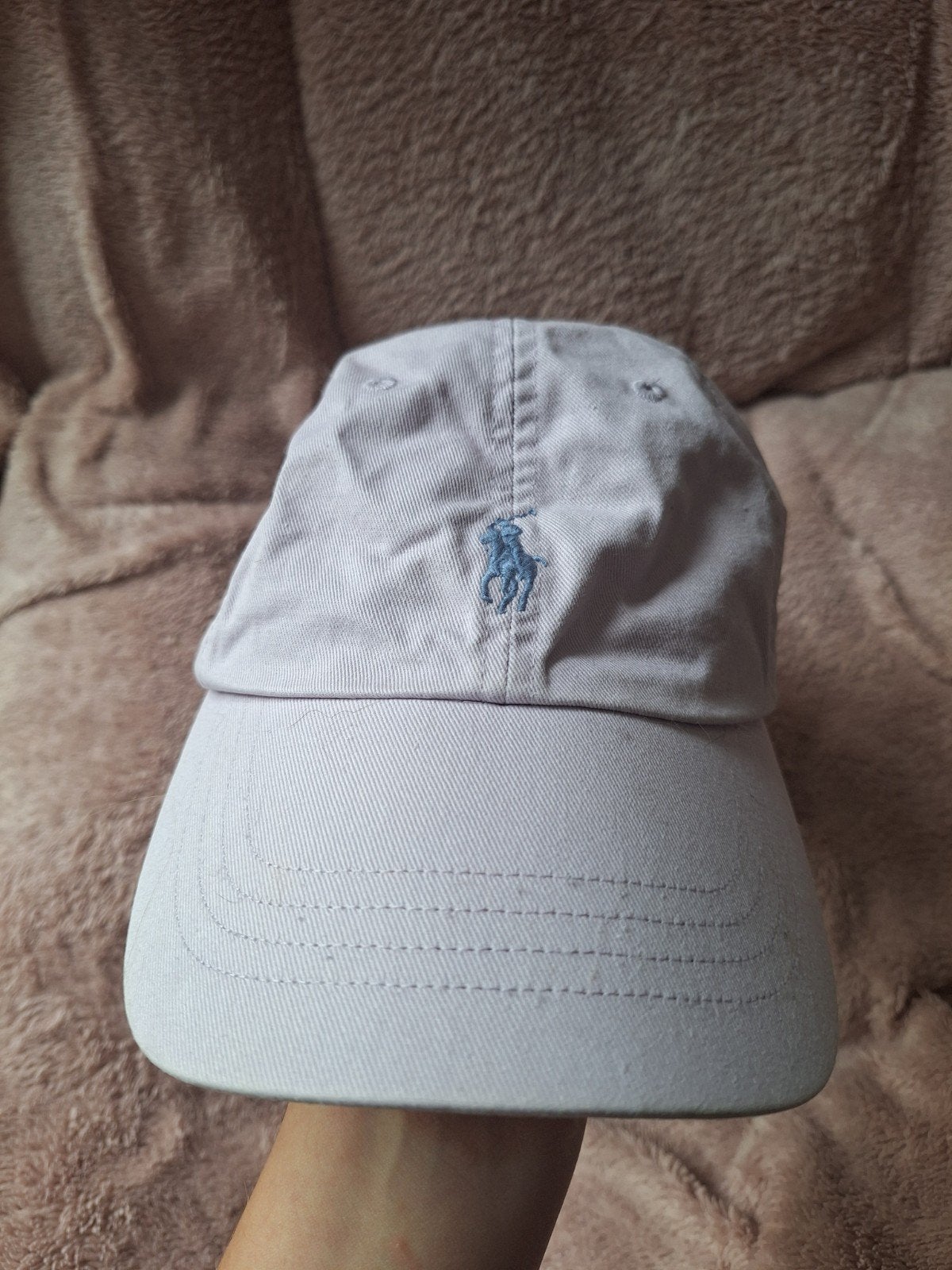 Lila Ralph Lauren pet - One Size Fits All, Kleding | Dames, Hoeden en Petten, Ophalen, One size fits all, Ralph Lauren, Pet