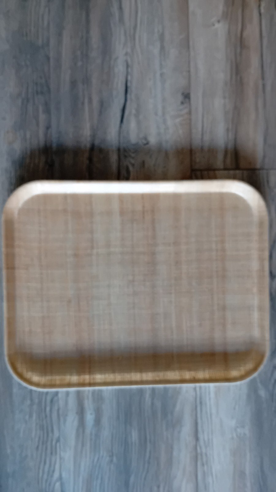Camlite dienblad, Ophalen of Verzenden, Zo goed als nieuw, Rechthoekig, Hout