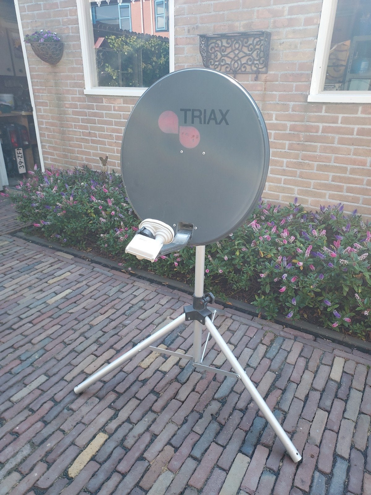 Satelliet ontvanger met toebehoren en verstelbare schotel, Ophalen, Gebruikt, Antenne