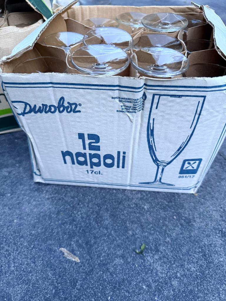 Set van 24 Luminarc Savoye en Durobor Napoli wijnglazen, Ophalen of Verzenden