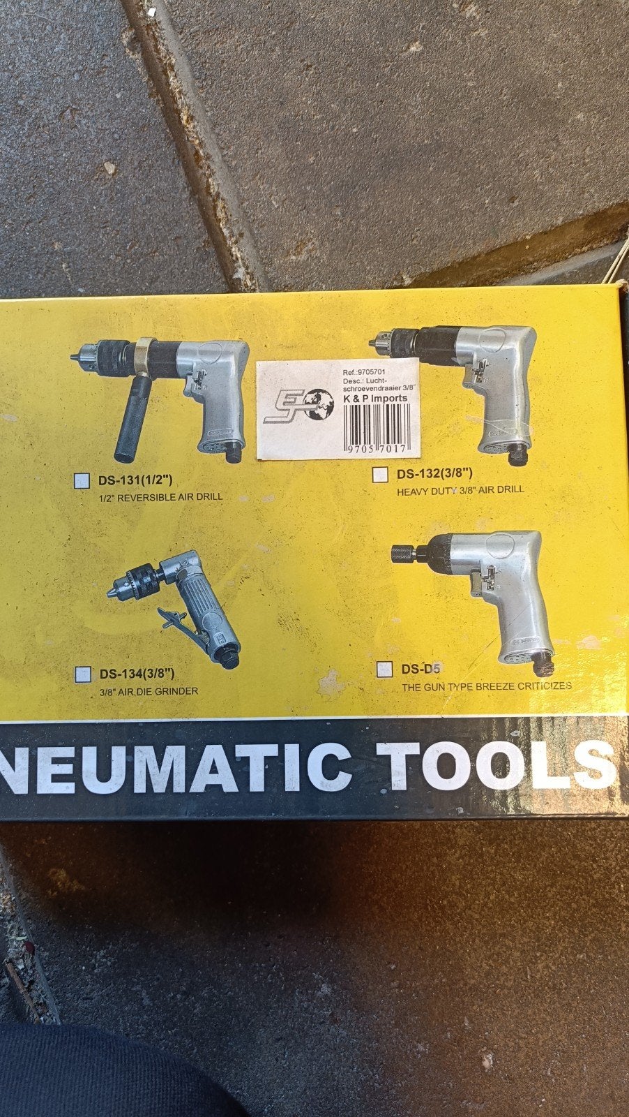 Pneumatische Boormachine - Haakse Boor, Boormachine, Variabele snelheid, Nieuw, Ophalen of Verzenden