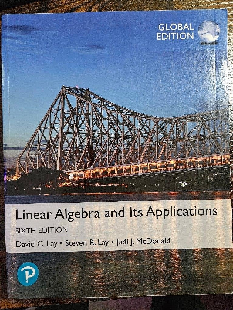 Linear algebra and its applications, David C. Lay, Steven R. Lay, Judi J. McDonald, Ophalen of Verzenden, Beta, WO