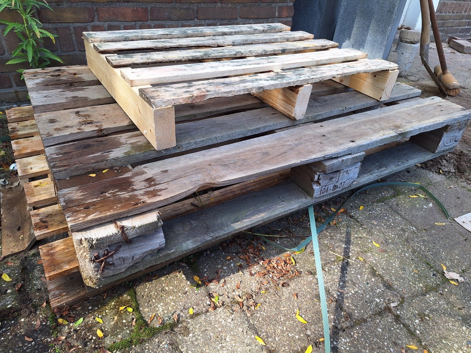 Gratis pallets, Ophalen, Gebruikt, Pallet, Minder dan 200 cm
