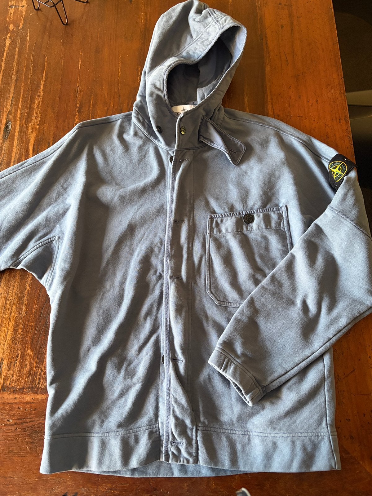 Stone Island vest maat S valt als M, Blauw, Trui of Vest, Ophalen of Verzenden, Zo goed als nieuw