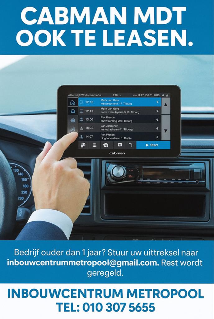 Cabman MDT/CDT Inruilactie!!!, Ophalen, Nieuw