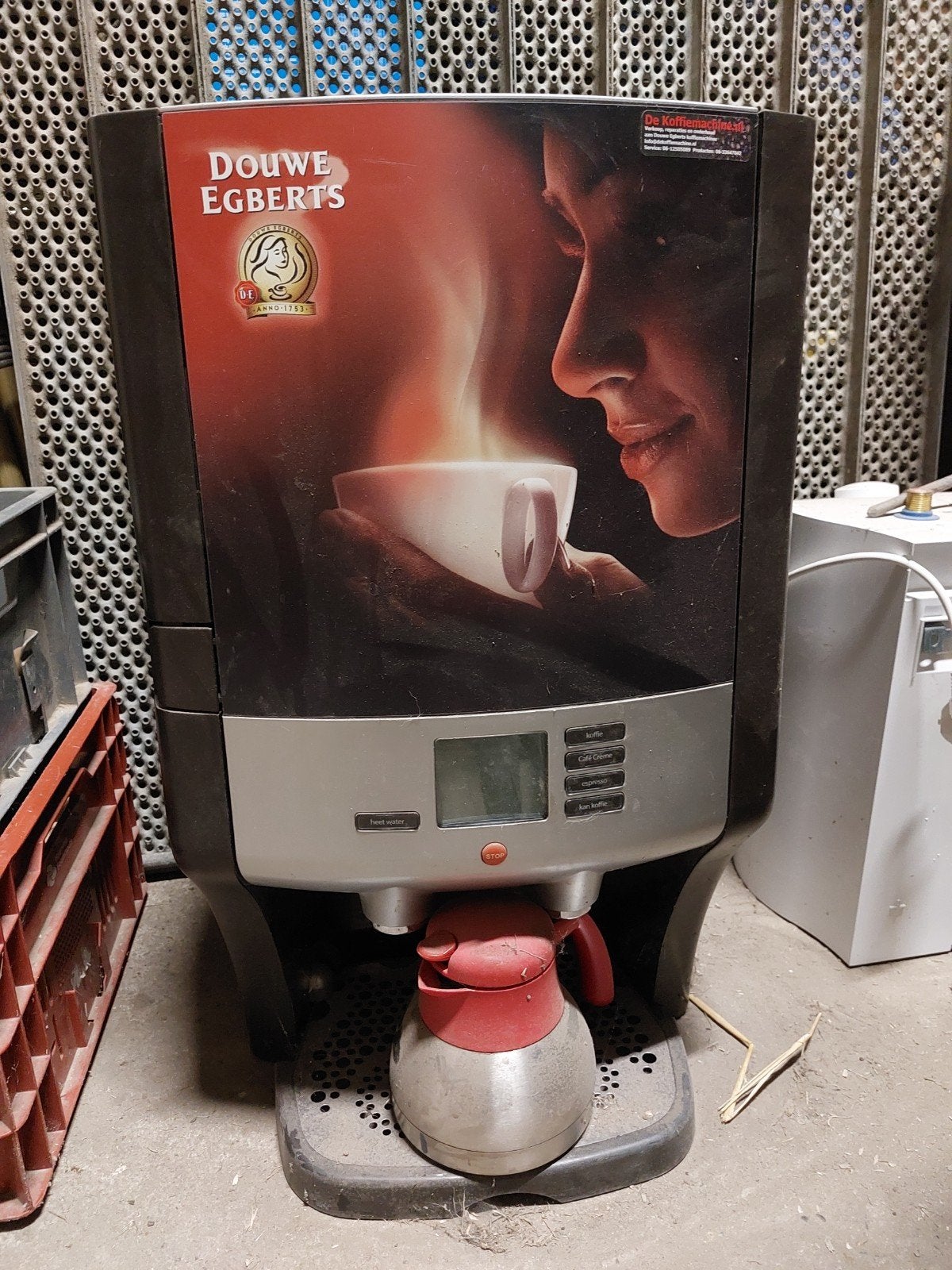 Douwe Egberts Koffiemachine - Perfect voor kantoor/horeca, Ophalen, Gebruikt, 10 kopjes of meer, Koffiemachine