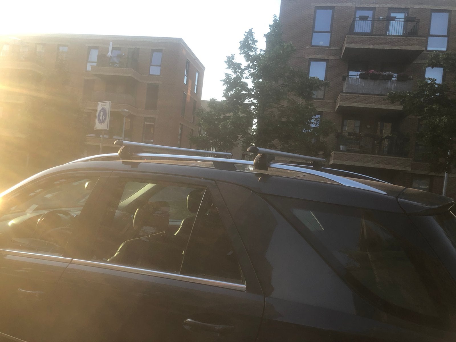 Dakdragers voor auto met dakrail, Auto diversen, Ophalen, Zo goed als nieuw