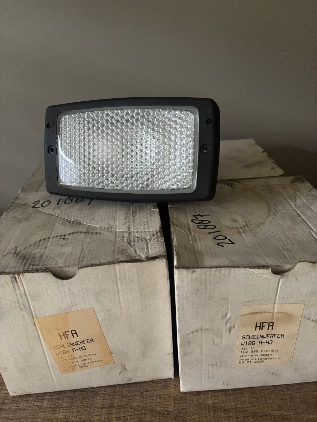 4 werklampen schijnwerpers, Ophalen, Nieuw