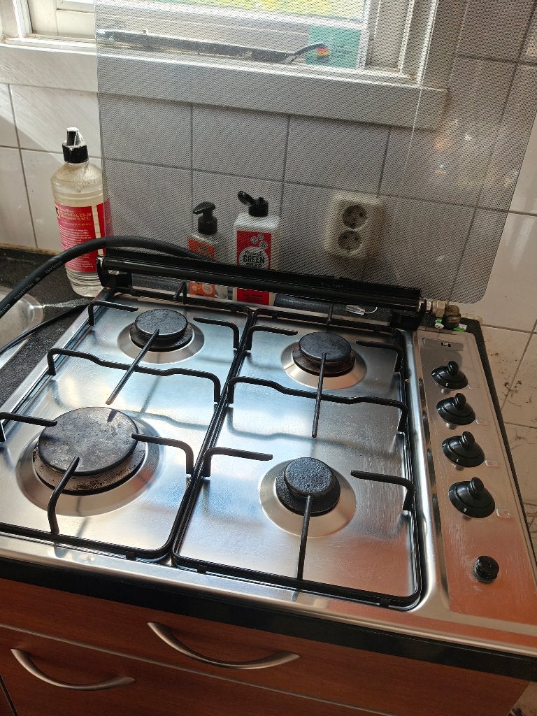 Gasstel Etna, Ophalen, Gebruikt, 4 kookzones, Gas