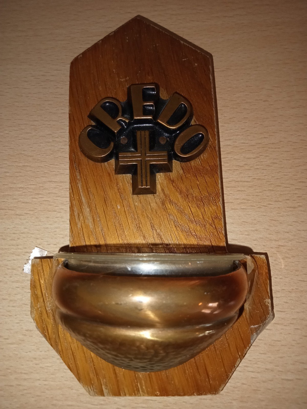 Vintage wijwater vaatje, Ophalen of Verzenden