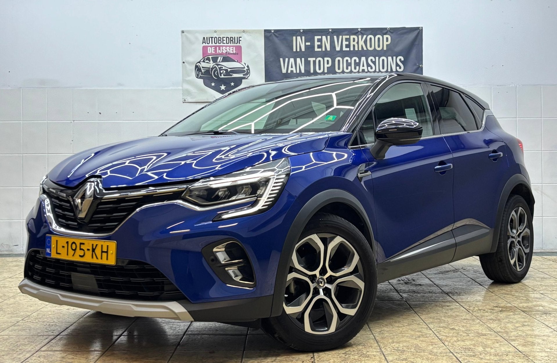 Renault Captur 1.3 TCe 140 Intens /1STE Eigen / Dealer O.H/, Auto's, Gebruikt, 4 cilinders, Blauw, Bedrijf