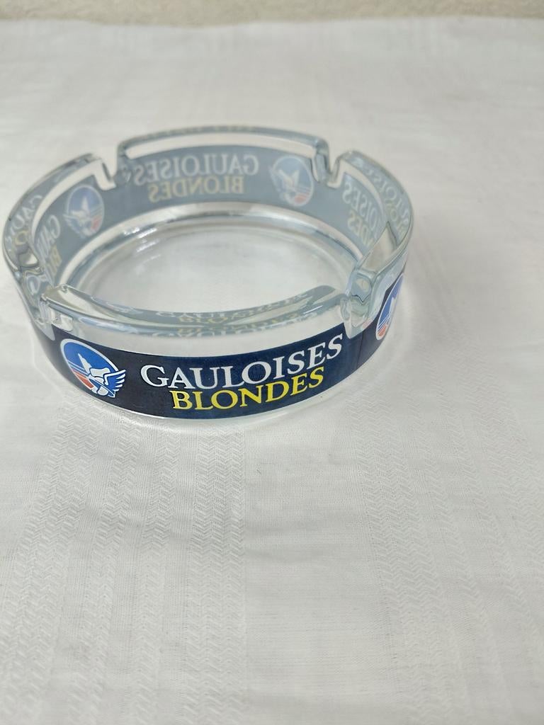 Gauloises Blondes glazen asbak, Ophalen of Verzenden, Asbak