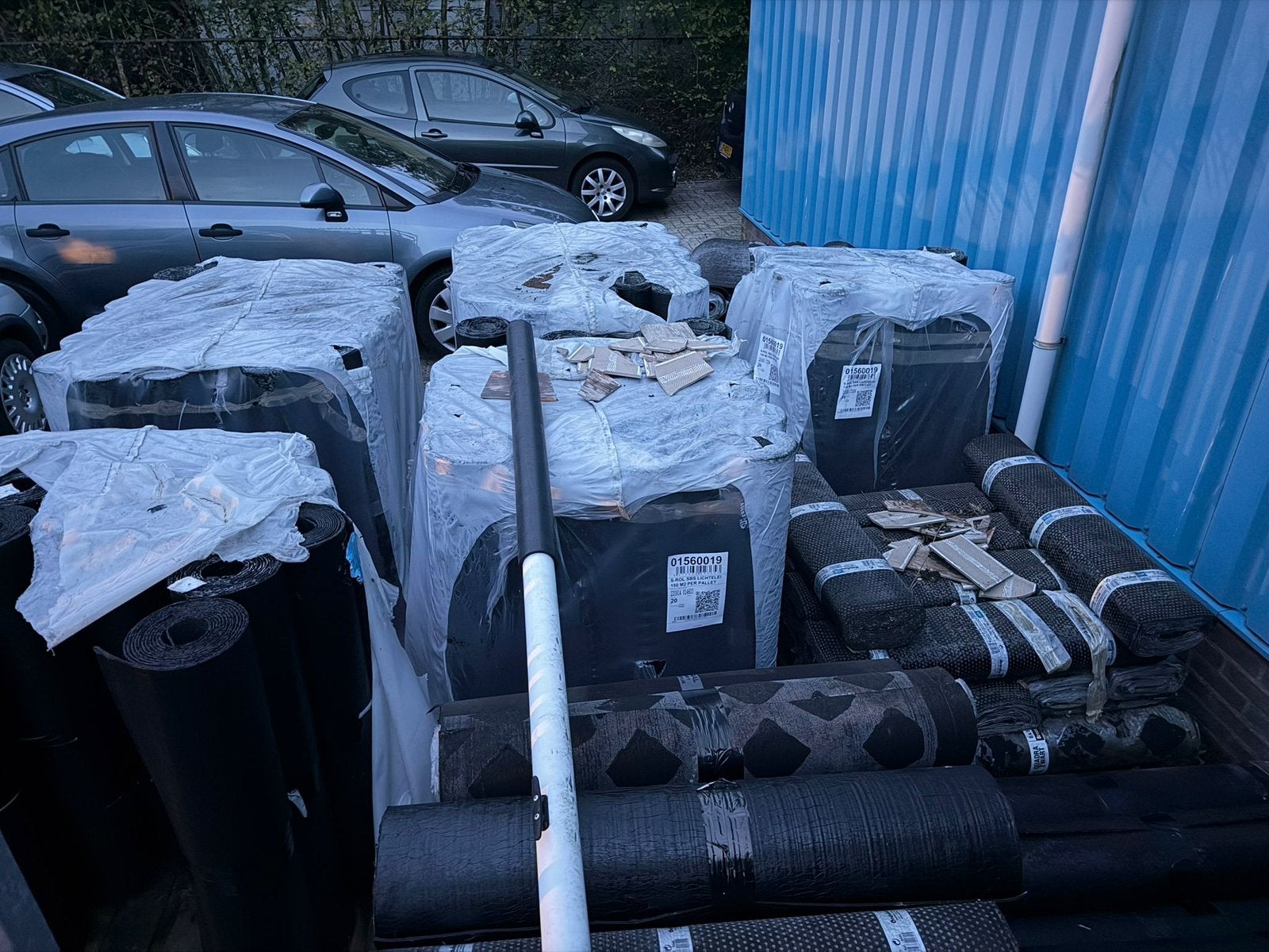 Diverse pallets dakleer GOED!, Steen of Klei, Zwart, Nieuw, Ophalen of Verzenden
